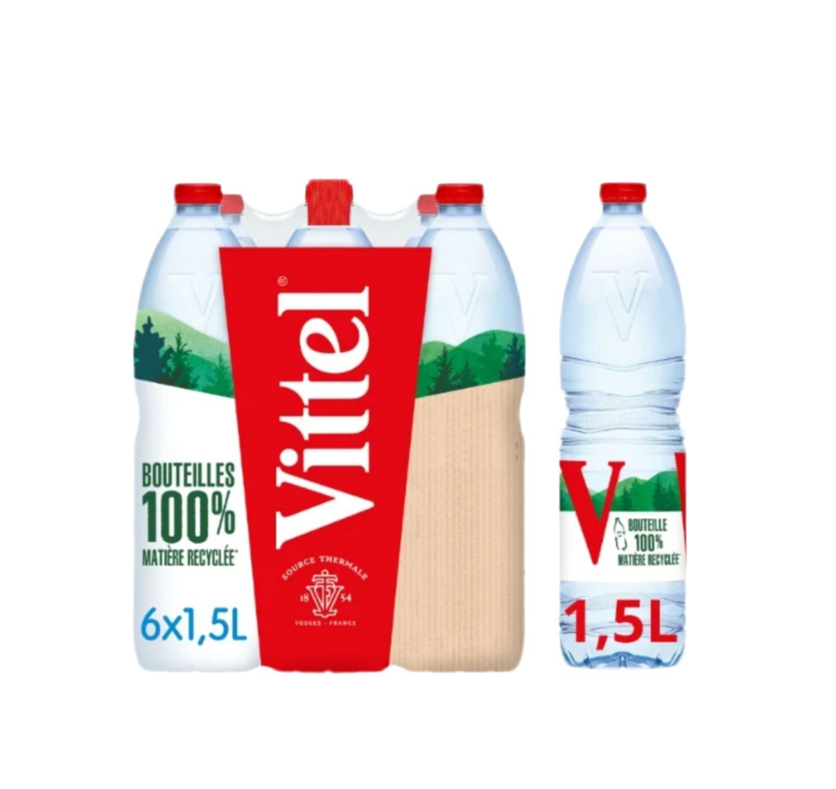 Eau minérale naturelle Vittel 6x1.5L