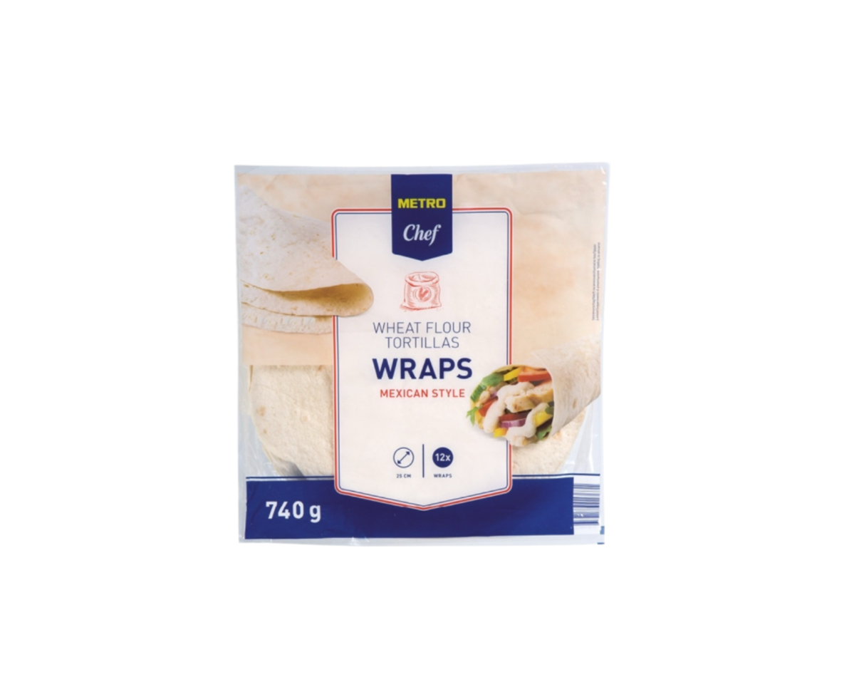 Tortillas 25cm x 12 740g