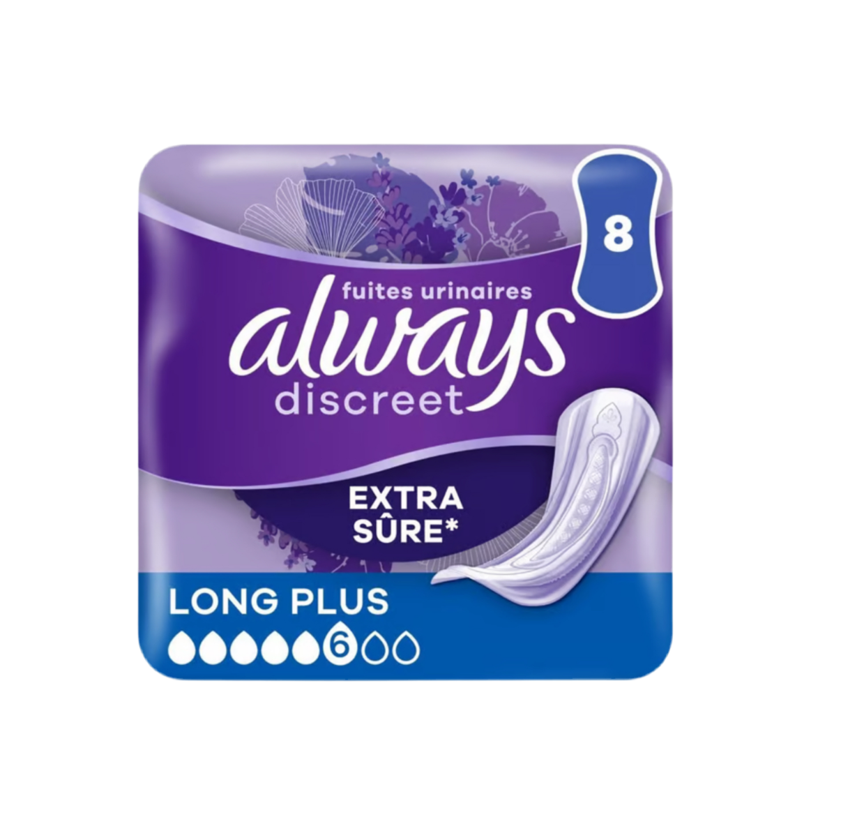 Serviettes fuites urinaires Always Discreet x24