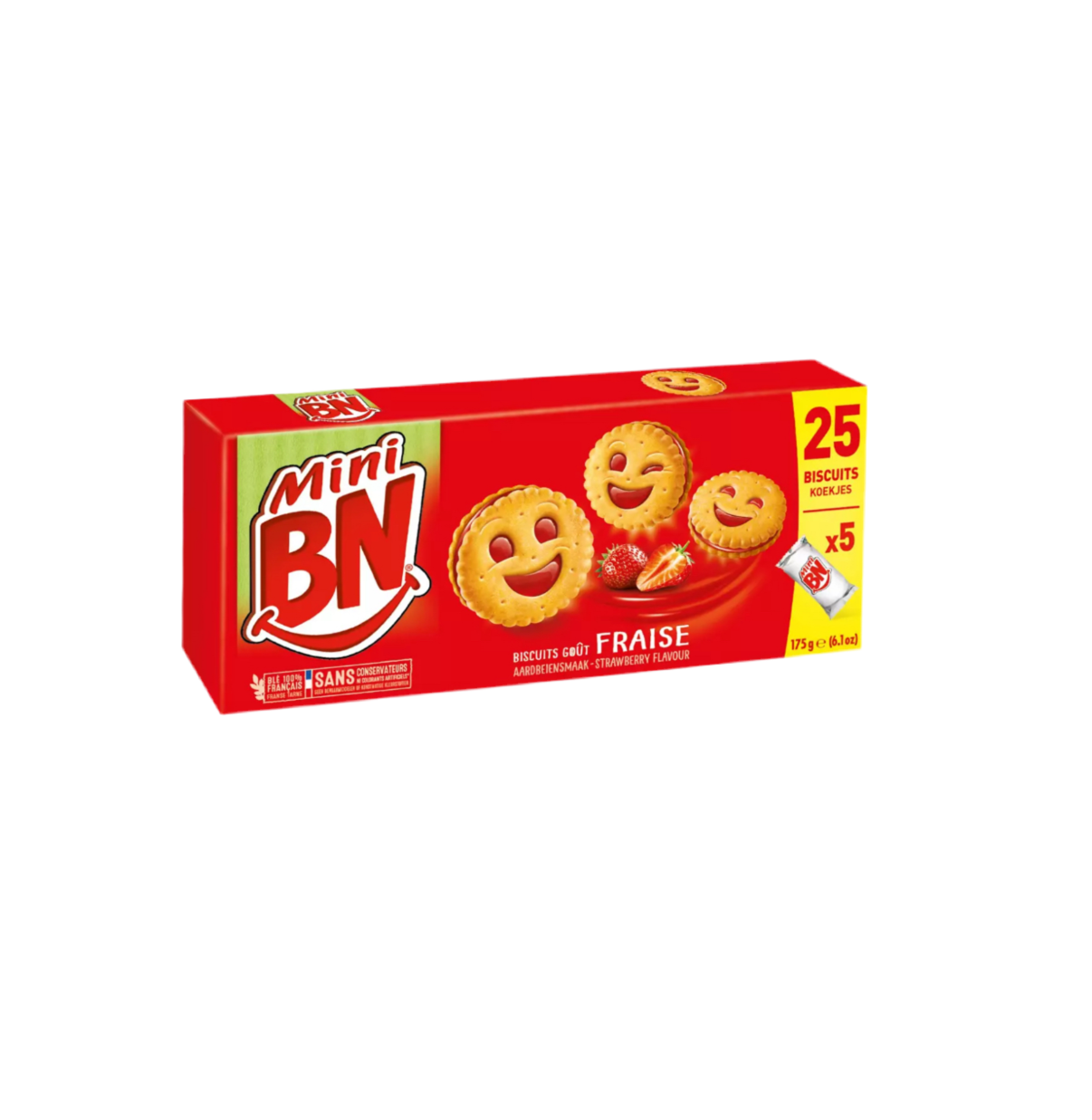 Mini BN Fraise 175g