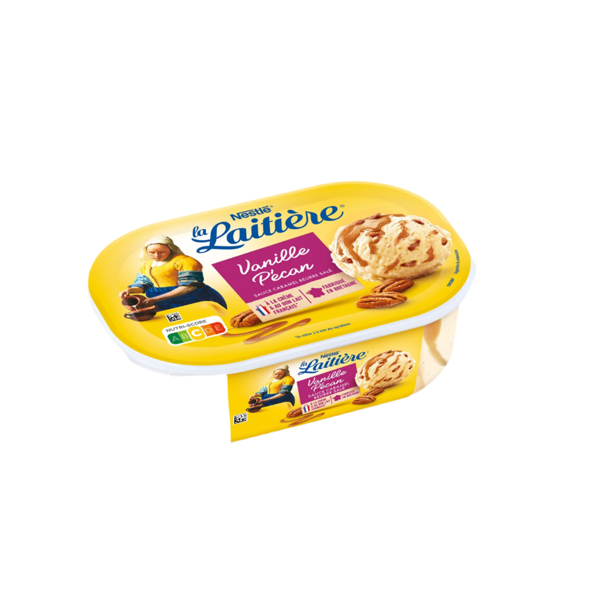 Crème Glacée la Laitière Vanille Pecan - 490g