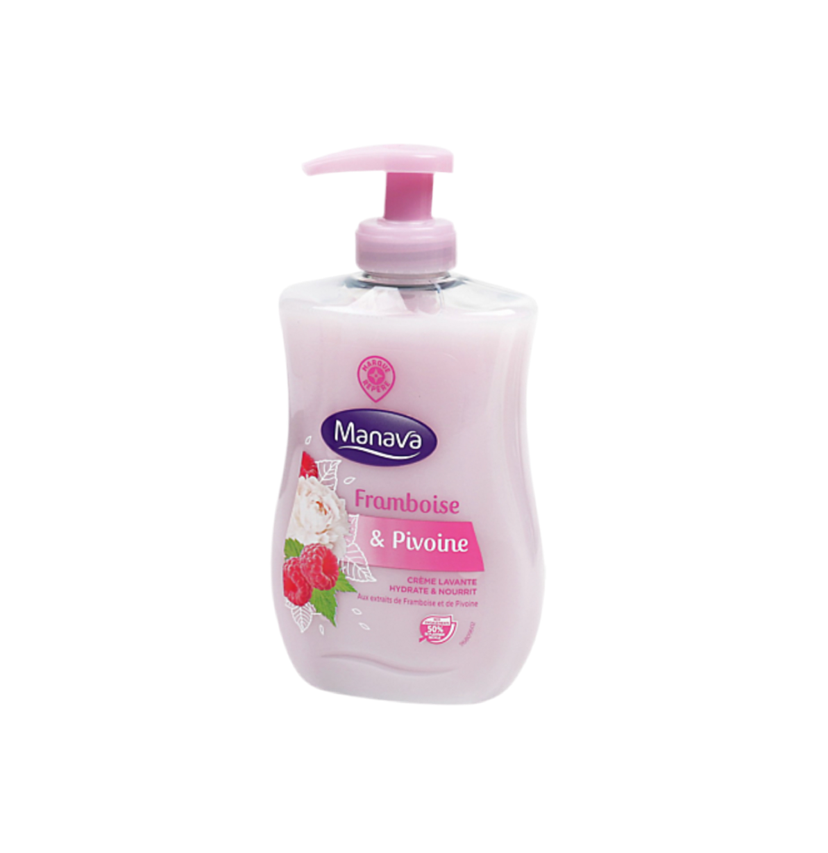 Crème lavante Manava Framboise pivoine 300ml