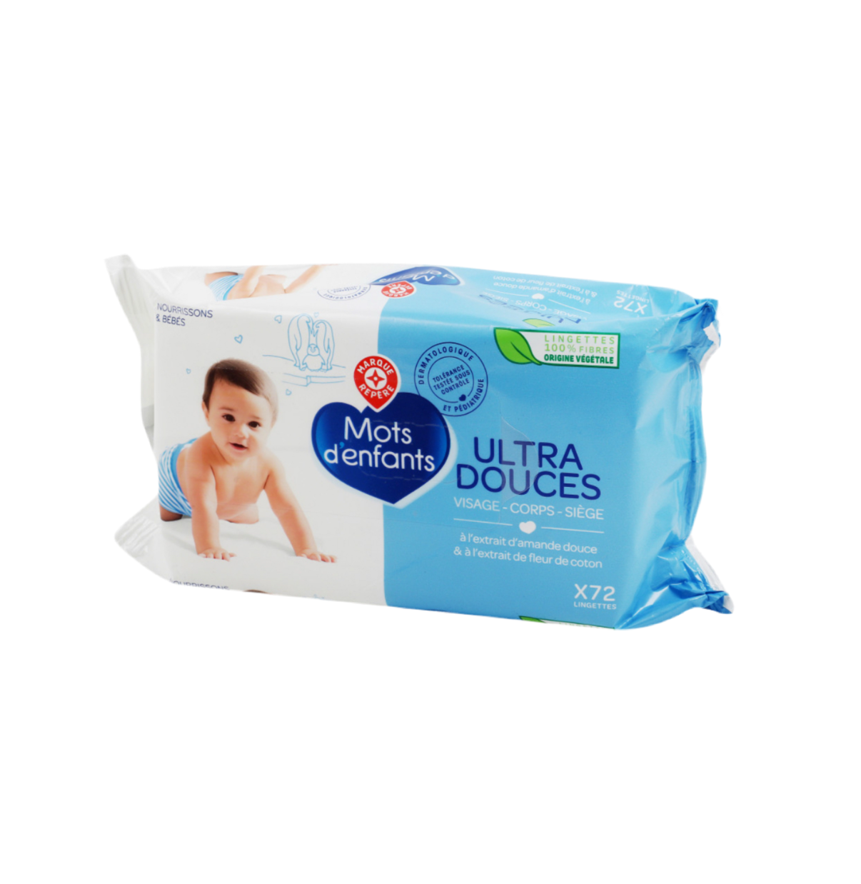 Lingettes bébé Mots d'Enfants Ultra-douces x72