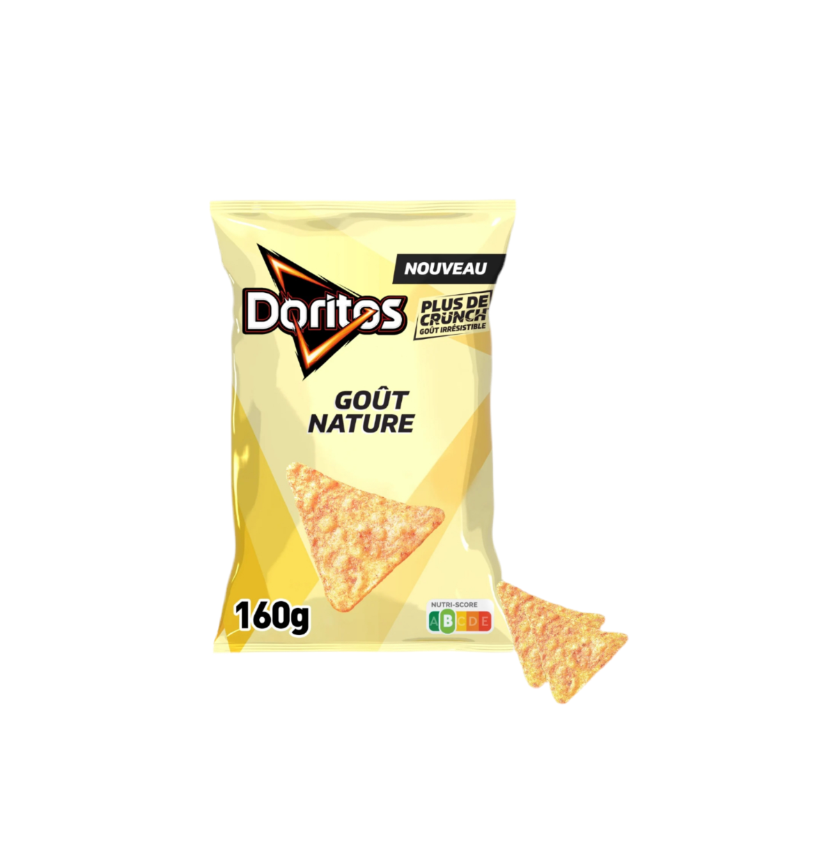 Chips Tortillas Doritos Goût Nature Sel 160g