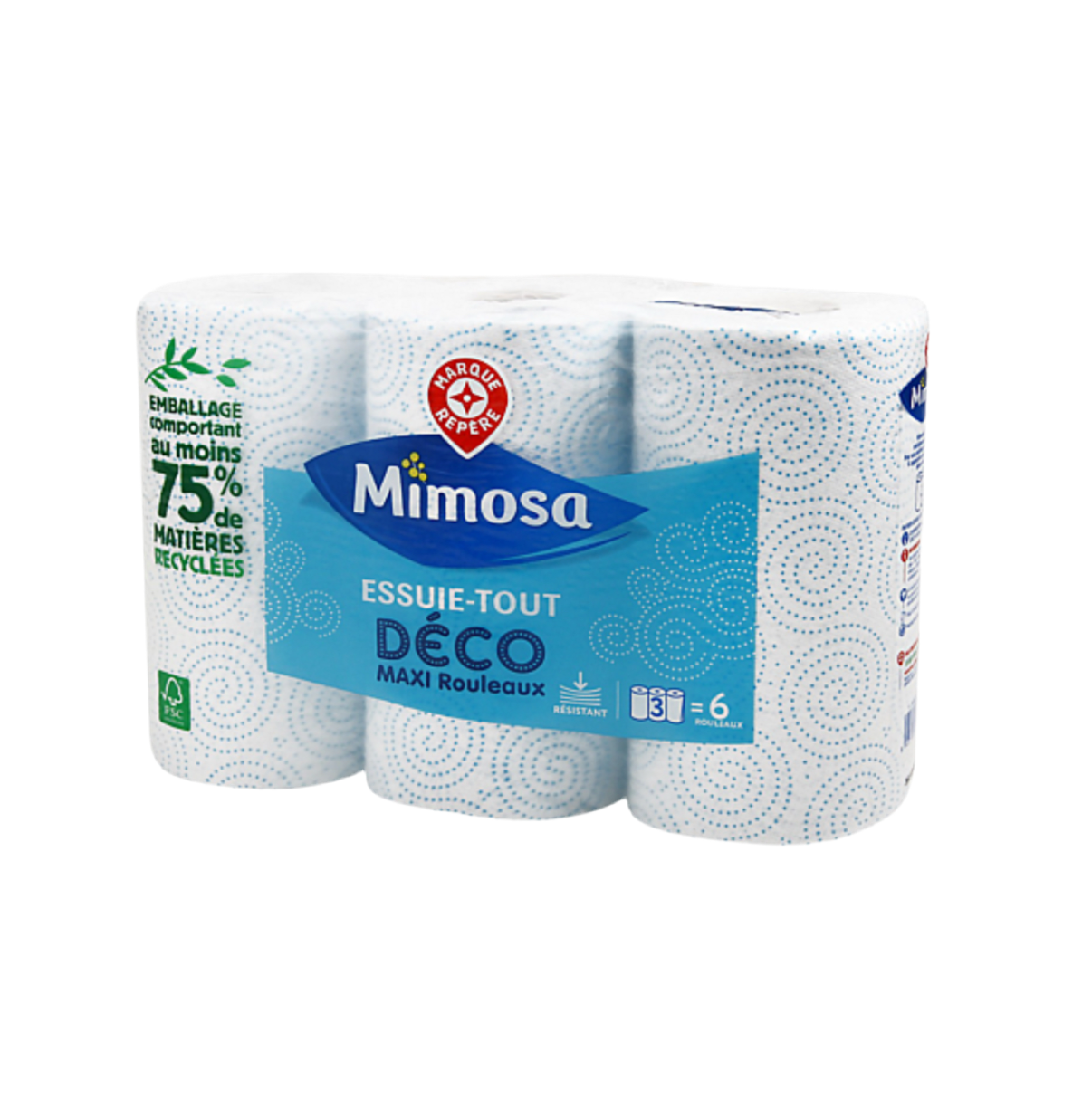Essuie-tout Déco Mimosa Maxi x3