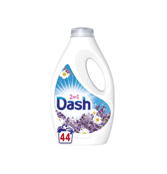 Lessive Liquide Dash lavande camomille 44 lavages 2L