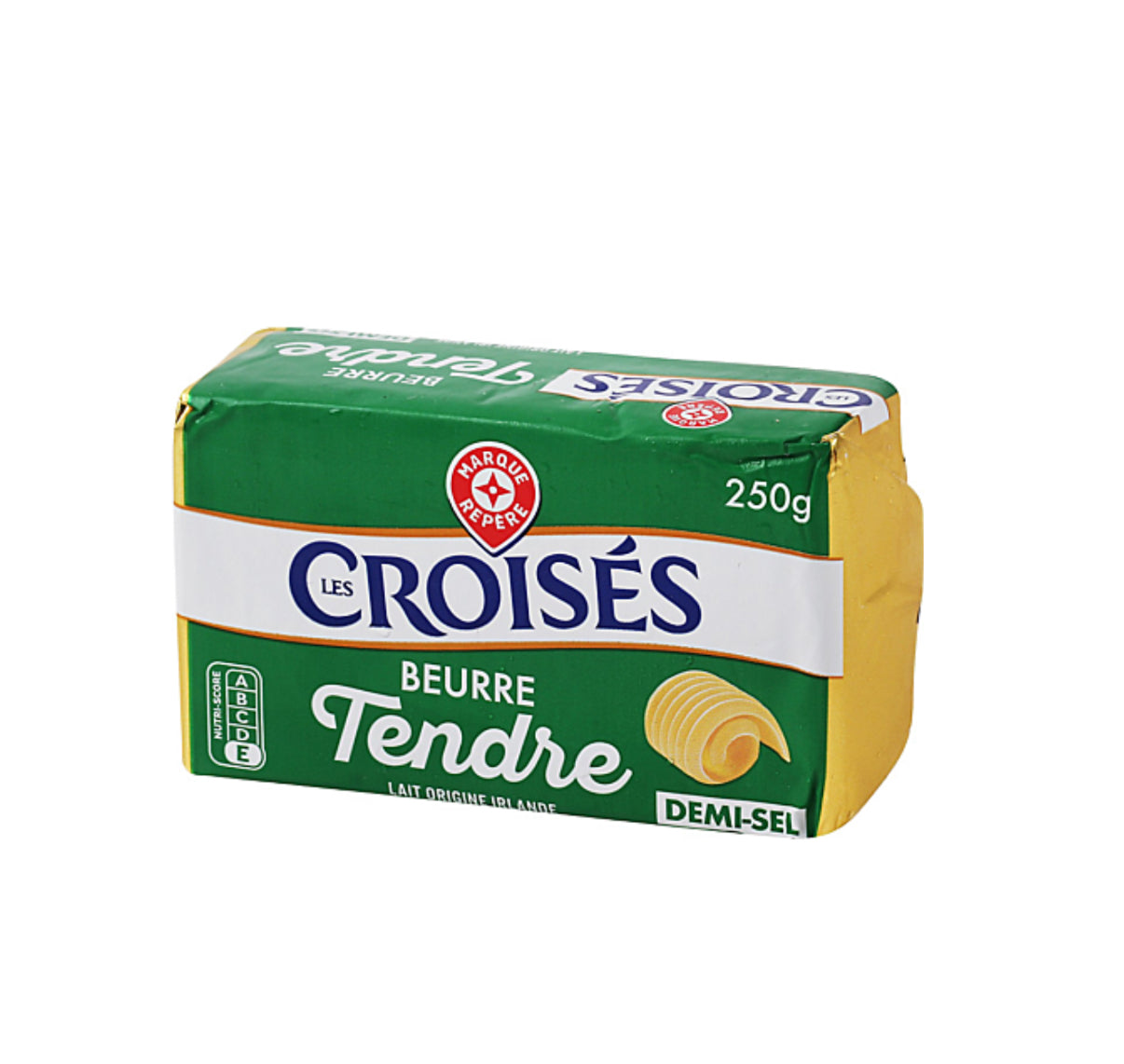 Beurre Les Croisés Demi-Sel 250g