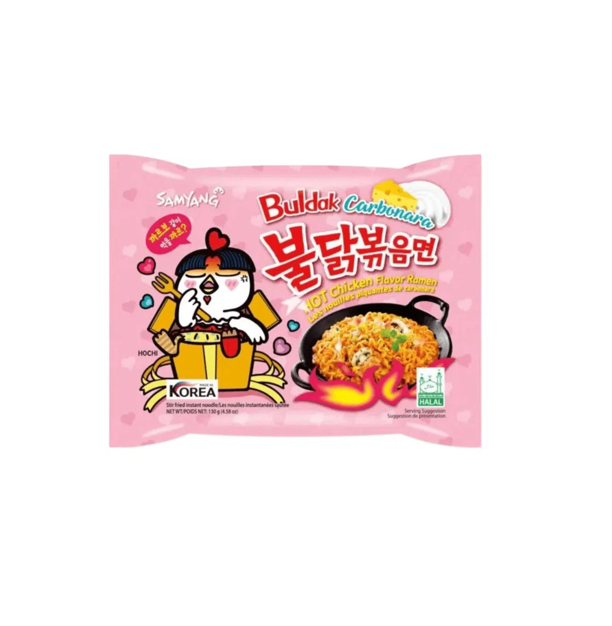 Ramen buldak hot chicken carbonara 140g