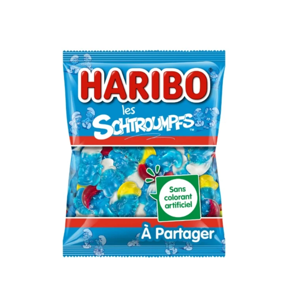 Les Schtroumpfs Haribo
Sachet bonbons 300g