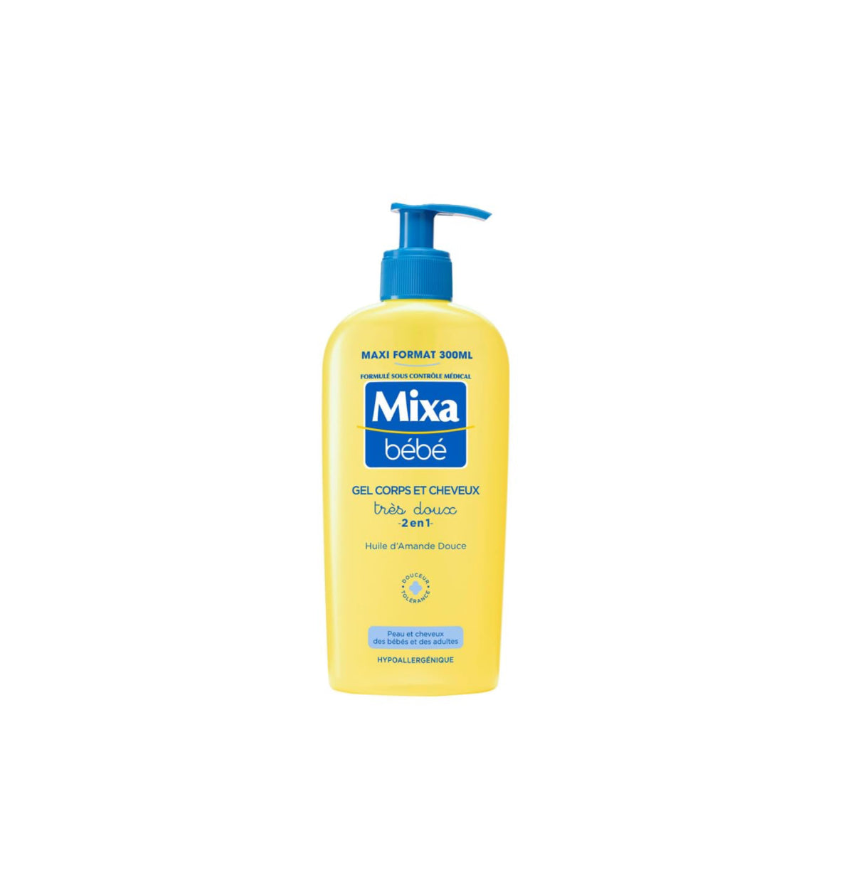Gel douche Mixa Bébé Très Doux Corps Cheveux 300ml