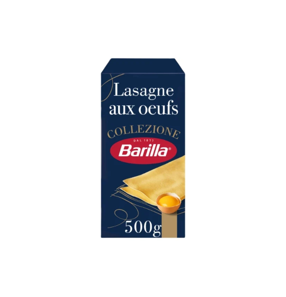 Pâtes Collezione Barilla Lasagne aux œufs - 500g