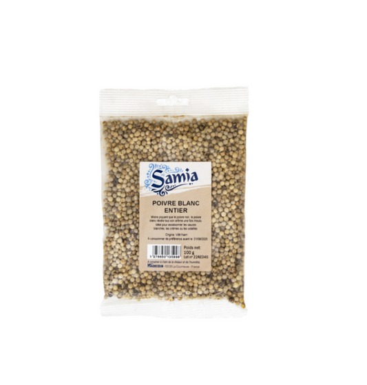 Poivre Blanc Entier Samia 100g