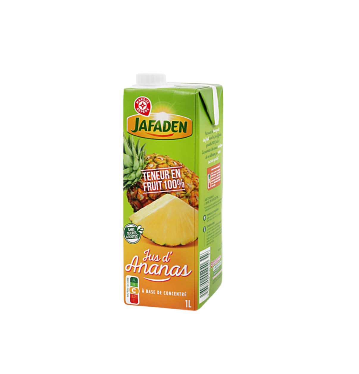 Jus ananas Jafaden A base de concentré 1L