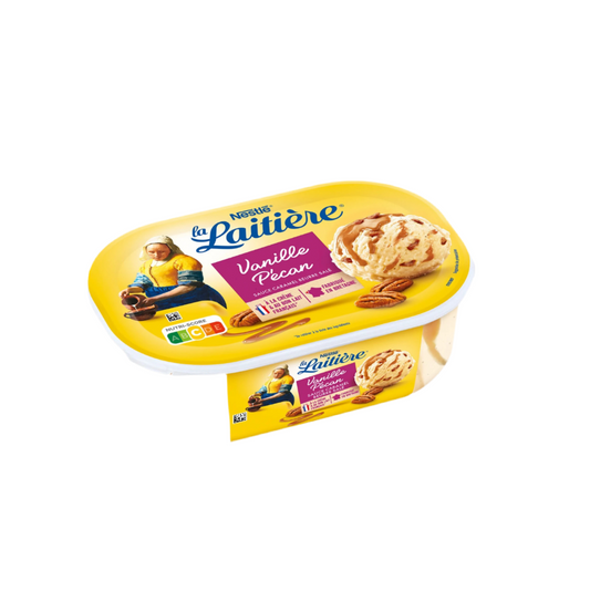 Crème Glacée la Laitière Vanille Pecan - 490g