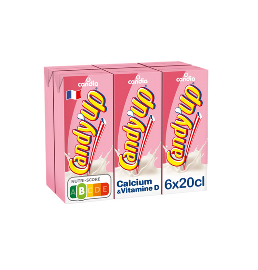 Boisson lactée Candy'UP Fraise 6x20cl