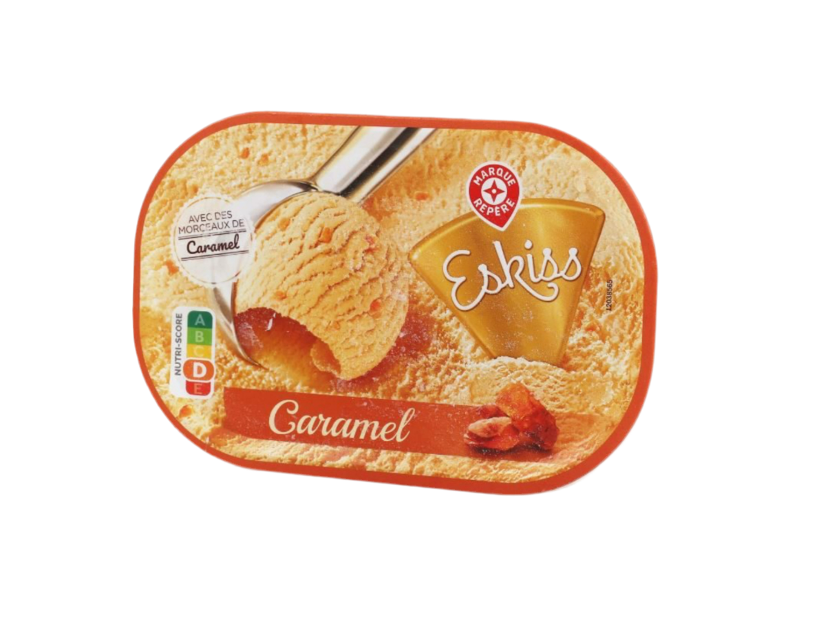 Bac Crème Glacée Eskiss Caramel - 500g