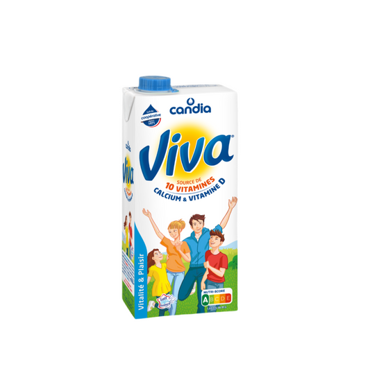 Lait vitaminé Viva Candia 1% MG Brique 1L