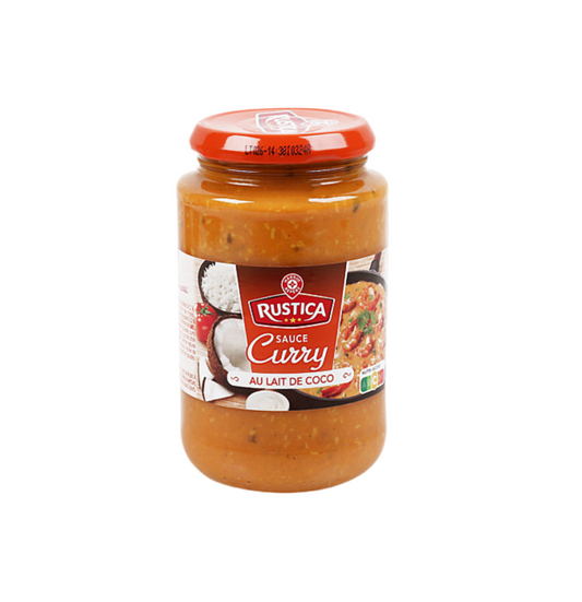 Sauce Curry Rustica Légumes et lait de coco 400g