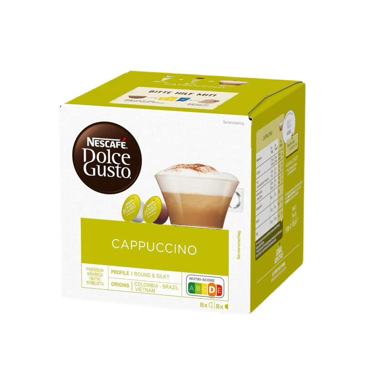 Capsules Nescafé Dolce Gusto Cappuccino x 16