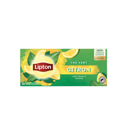 Thé vert citron Lipton Asie x30 - 48g