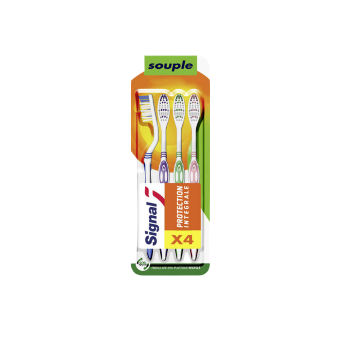Brosse à dents Signal Souple x4