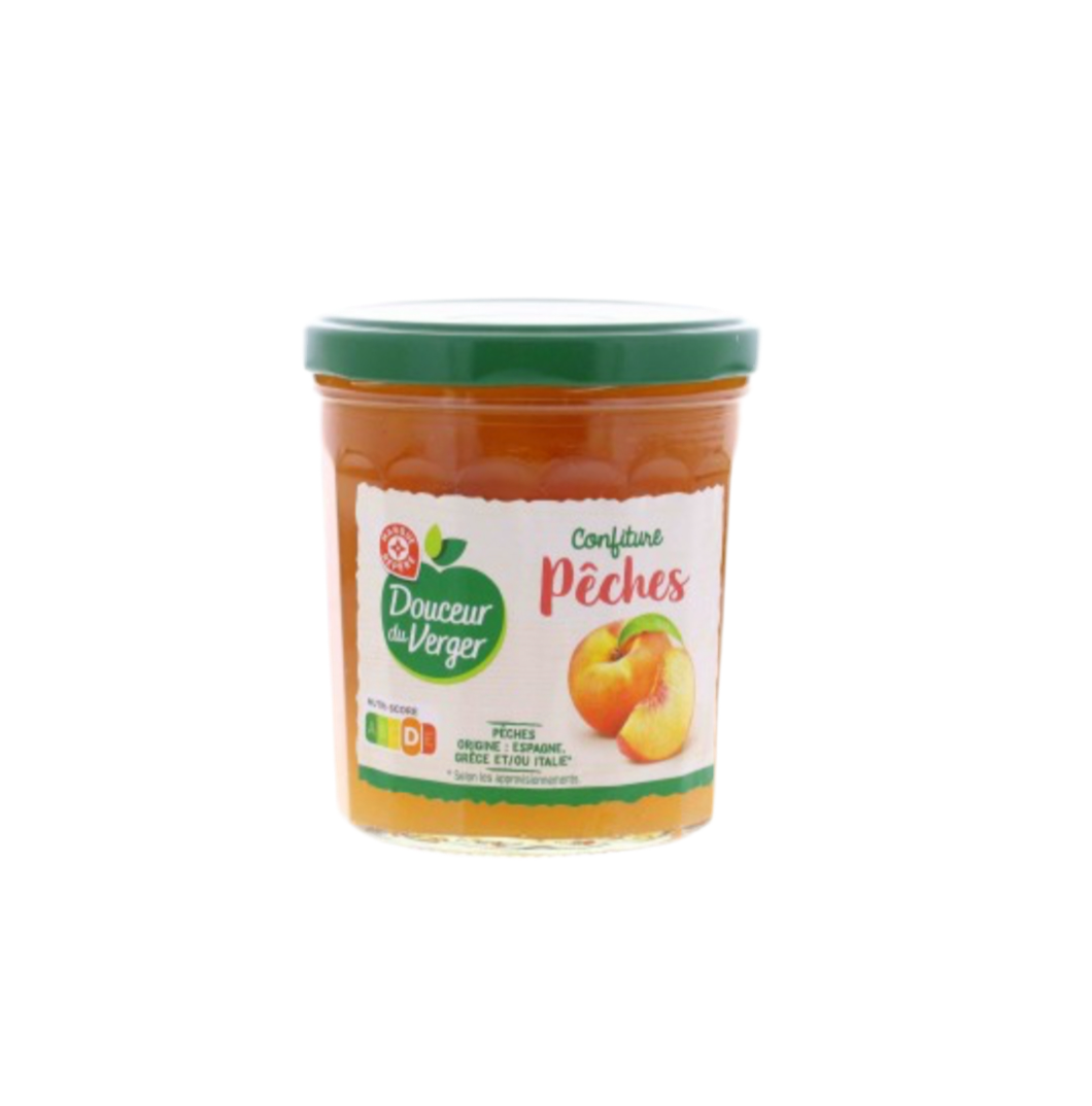 Confiture de pêches Douceur du Verger 370g