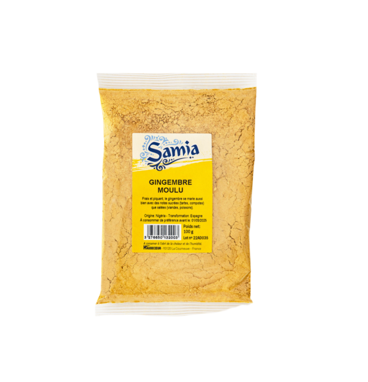 Gingembre Moulu Samia 100g