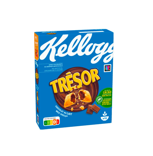 Céréales Trésor de Kellogg's Chocolat au Lait 410g