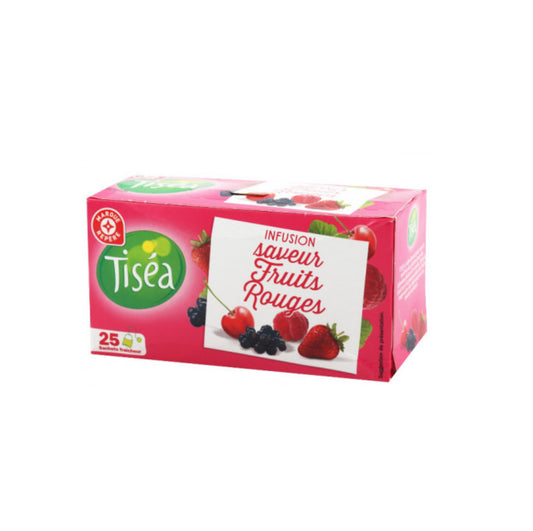 Infusion Tiséa Fruits rouges 25 sachets 40g