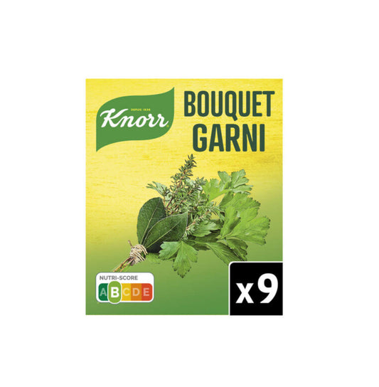 Bouillon Cubes bouquet garni Knorr thym persil laurier x9