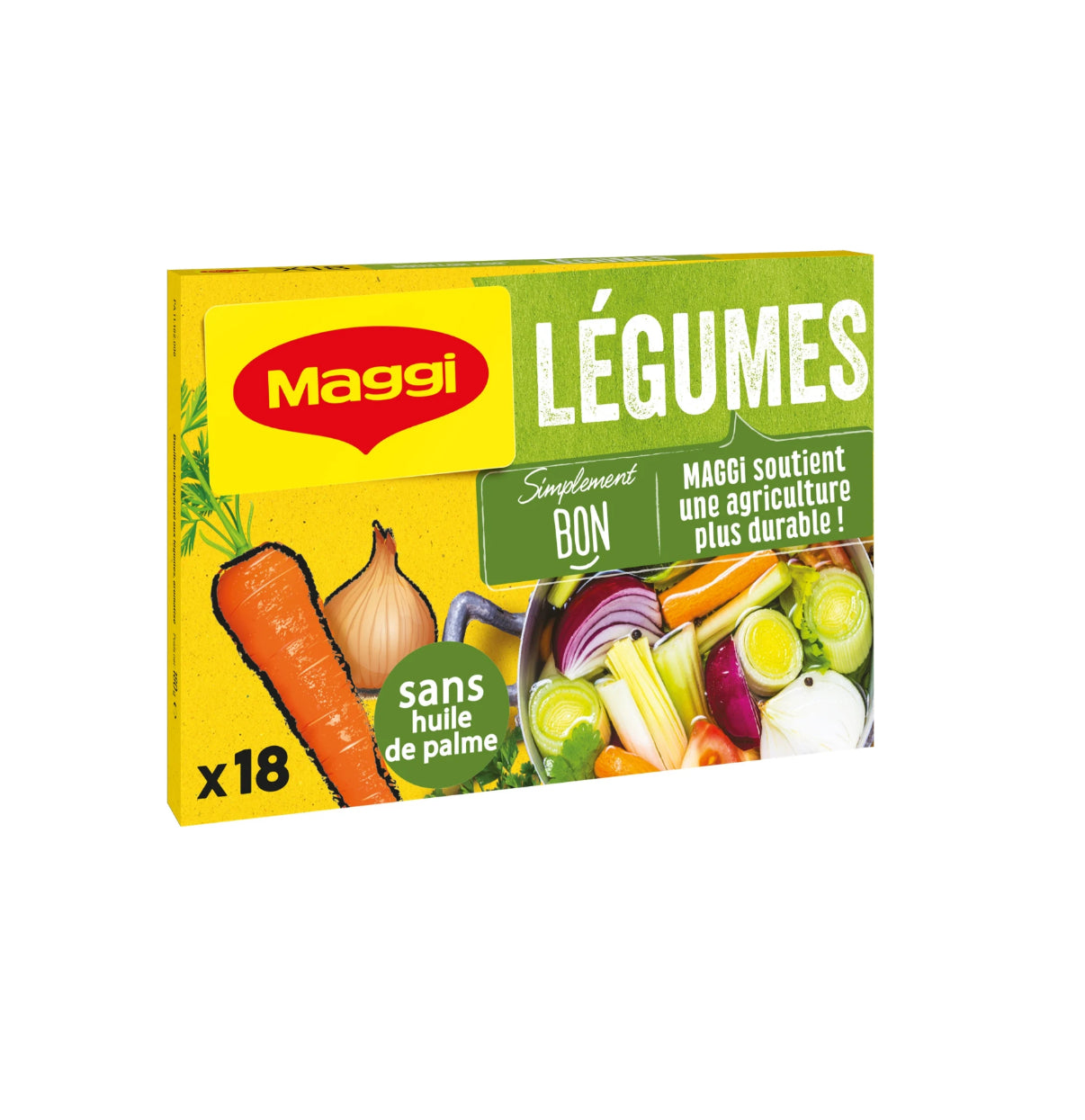 Bouillon Cube Maggi Légumes x18 - 180g